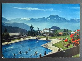 Leysin, la Piscine - Schwimmbad