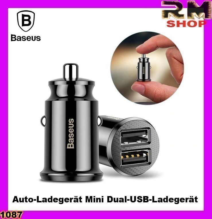 Baseus Caricabatterie: Auto-Ladegerät Mini Dual-USB-Ladegerät – Nuovo e nell'imballaggio originale da Unterägeri venduto da RmOnline