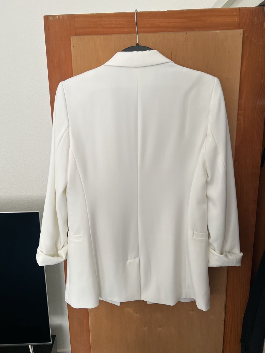 Bershka Giacche: Bershka Blazer weiss, Gr. S – Usato da Rothrist venduto da FL_17 1