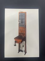 Ansichtskarte PTT-Museum LB-Klappenschrank Hasler 1890