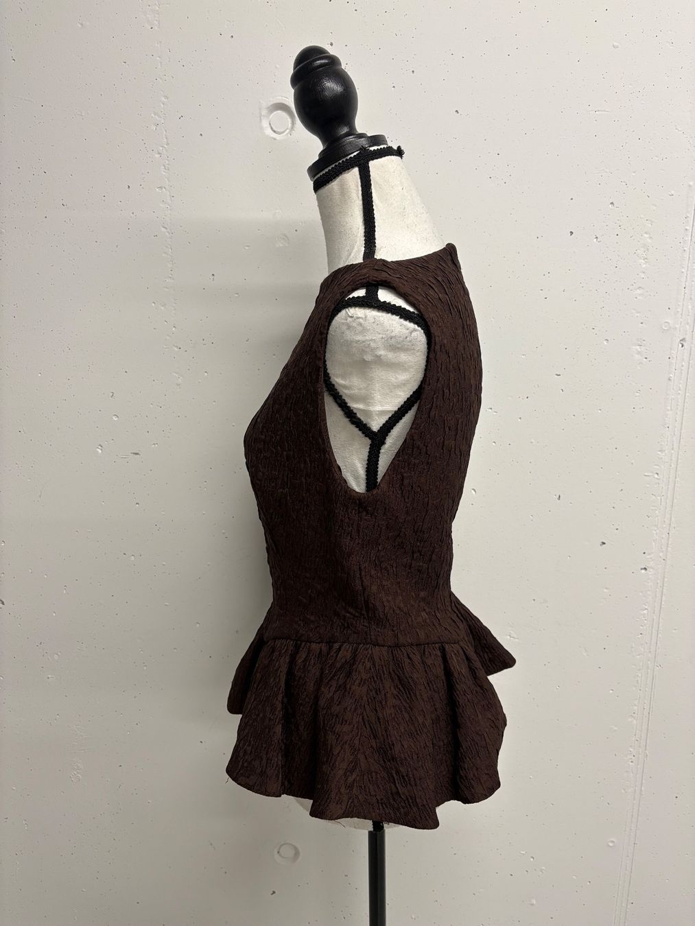 Zara Tops: Zara braunes Top mit Schösschen Gr. M – Neu (gemäss Beschreibung) aus Regensdorf von secondchancefashion 2