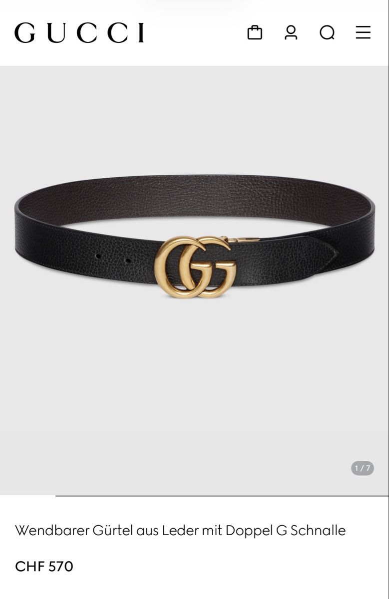 Gucci Cinture: Ceinture Gucci Neuve – Nuovo e nell'imballaggio originale da Grandvaux venduto da abbybe