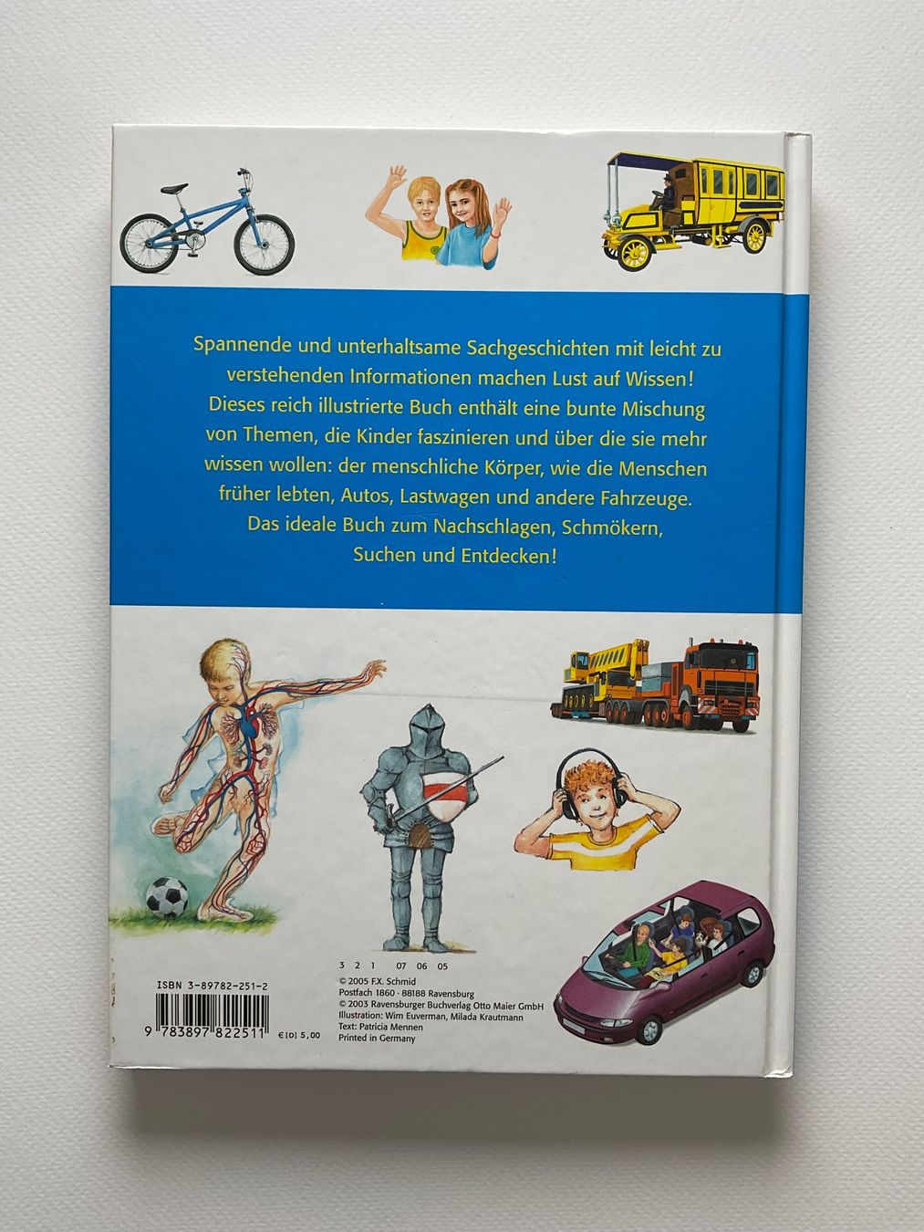 Libri: Wissensbuch "Mensch und Technik" für Kinder – Nuovo (secondo la descrizione) da Meggen venduto da BookRevivals 1