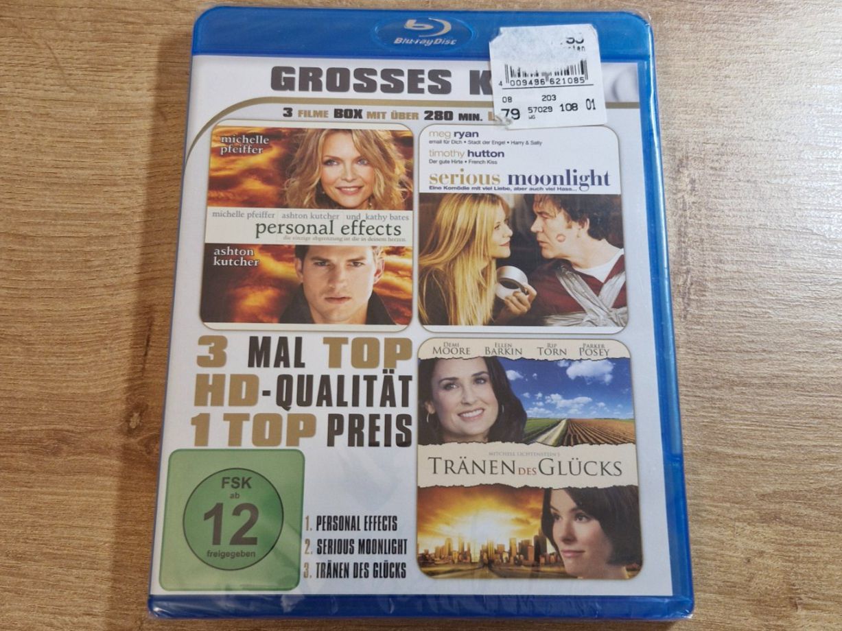 Tutti i DVDs: Personal Effects / Serious Moonlight / Tränes des Glücks OVP – Nuovo e nell'imballaggio originale da Pfungen venduto da Whitie