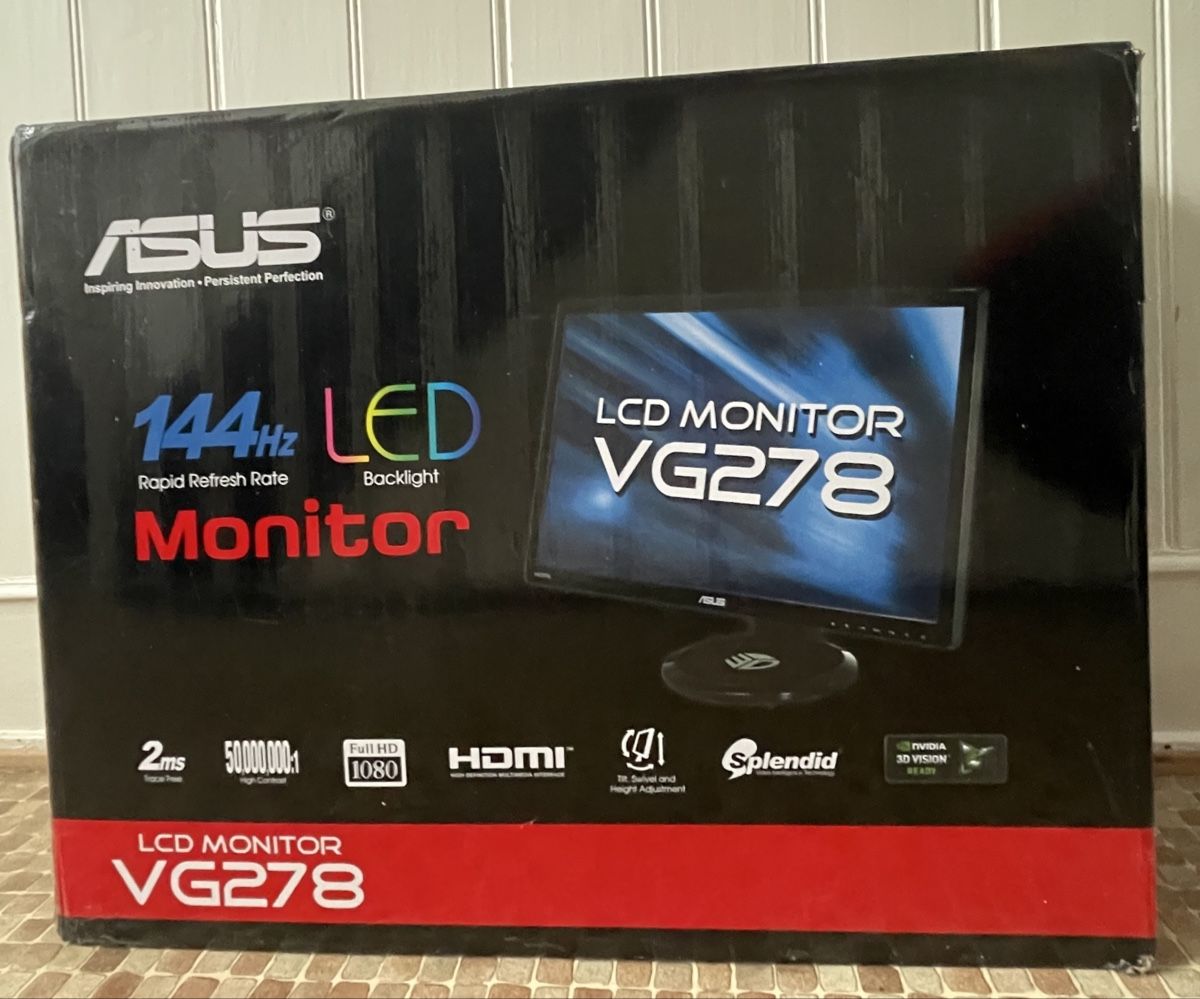 Asus Monitore: Écran Gaming Asus VG278 fullHD 144hz – Neu (gemäss Beschreibung) aus Porrentruy von qwentoz 2