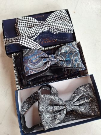 Elegante Herren Fliege Set - verschiedene Muster!