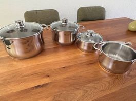 WMF Topfset Topf Pfanne Edelstahl Induktion