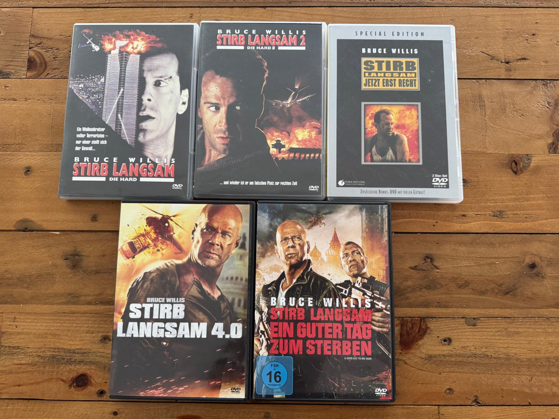 Tous les DVDs: DVD: Stirb Langsam 1 - 5 – D'occasion à Belp par Smiley90