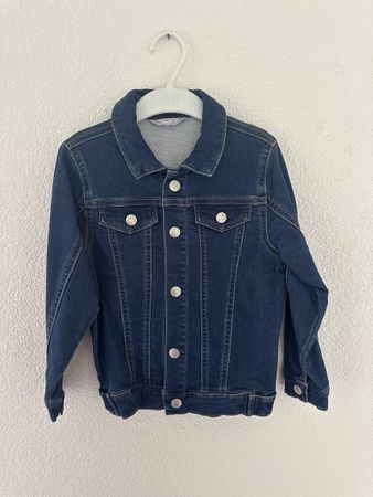 Dunkelblaue Jeansjacke Grösse 98