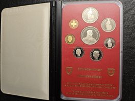 Schweizer Münzsatz 1983 PP
