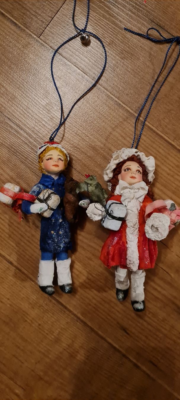 Statuette: Vintage Weihnachtsbaum-Schmuck – Usato da Münsingen venduto da Cuci31