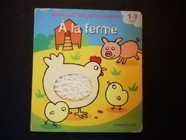 Livre à toucher "À la ferme" - Idéal pour les petits!