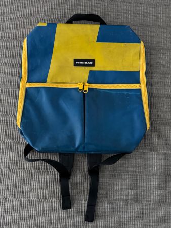 FREITAG Rucksack F49 FRINGE Blau/Gelb - Original