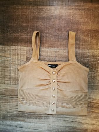 Süsses beige Rippen Top, Gr. M, Sommer 2024, Top Zustand!58