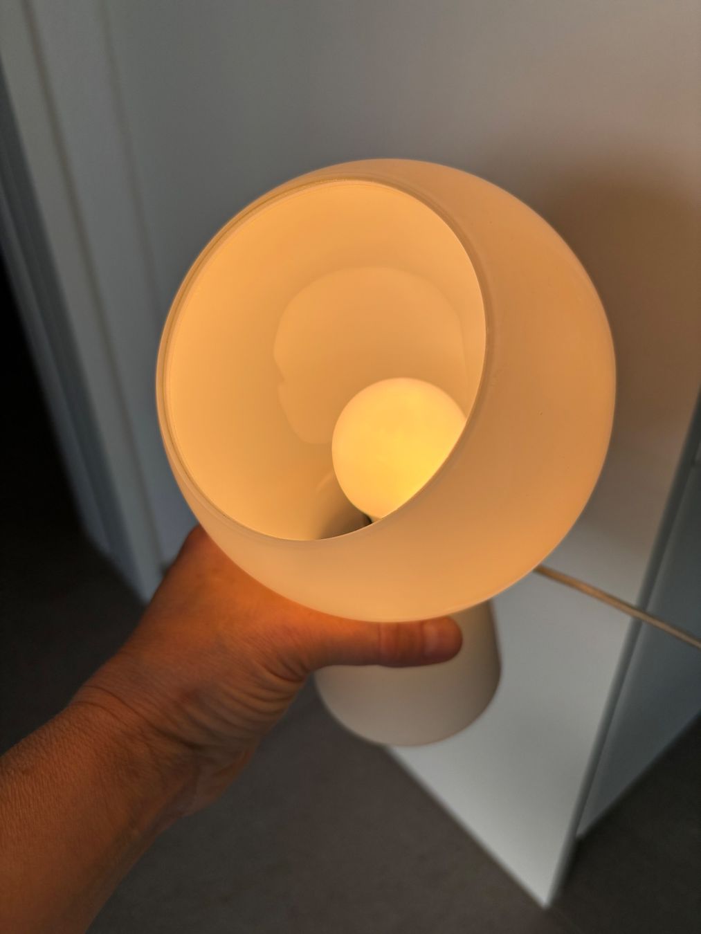 Lampade: Vintage space age glass orb lamp – Usato da Steinhausen venduto da ChromeVintage 7