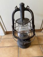 Lampe à pétrole Record ancienne, métal, avec verre, bon état