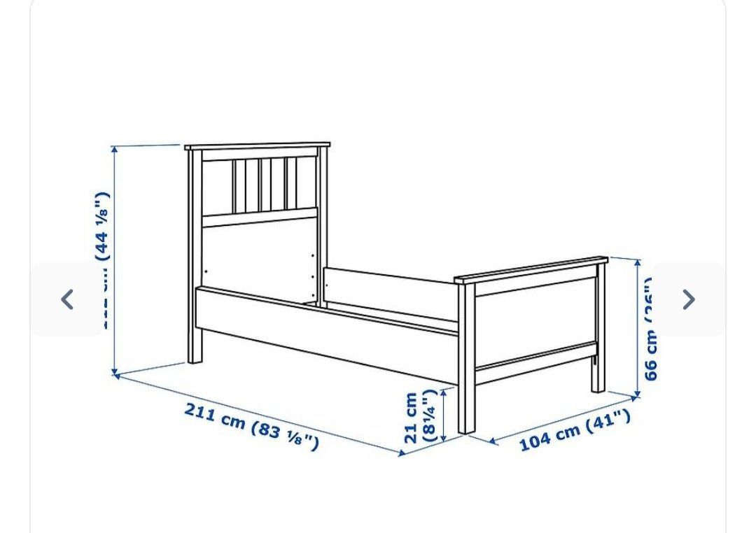Letti: Hemnes Ikea Bettgestell Weiss 90x200 – Usato da Zürich venduto da Shiva79 3