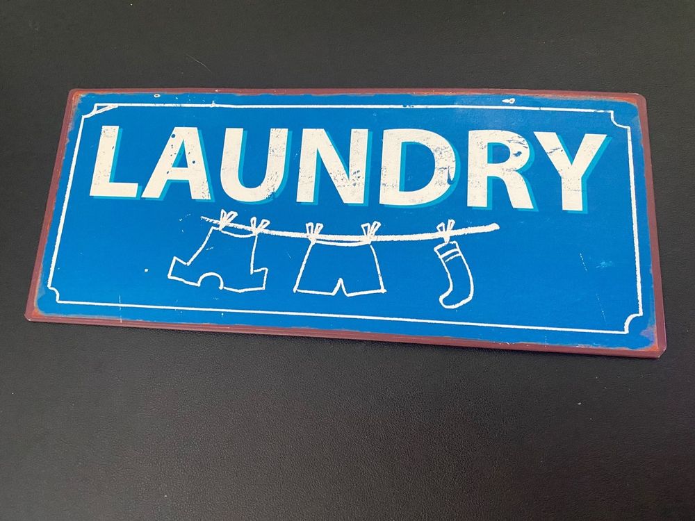 SmartSign Metallschild „Laundry Room Rules“ – 35,6 X 25,4 Cm, Laminiertes Aluminium, Wetterfest, Für Waschküche & Keller