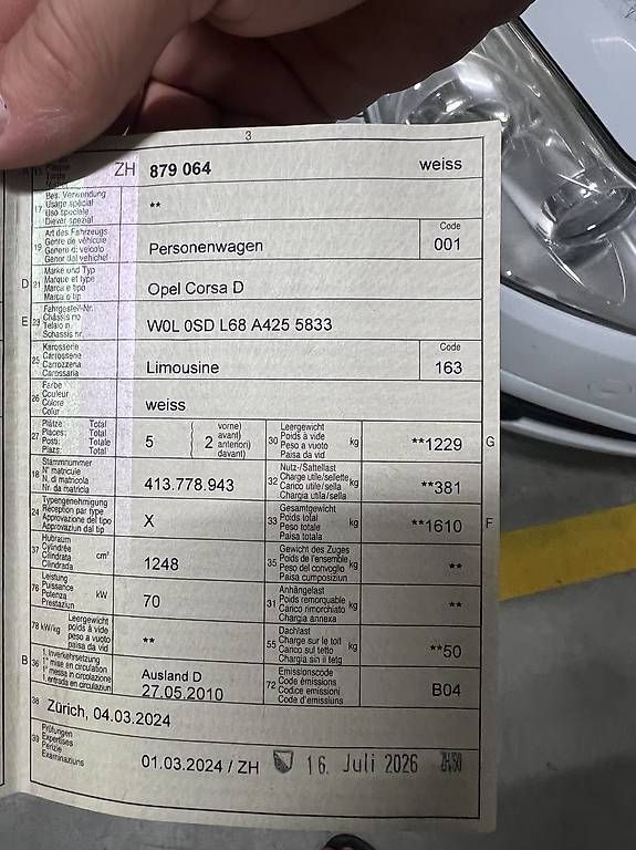 Automobili: Frisch mfk Diesel  – Usato da Wetzikon ZH venduto da swiss0030 3