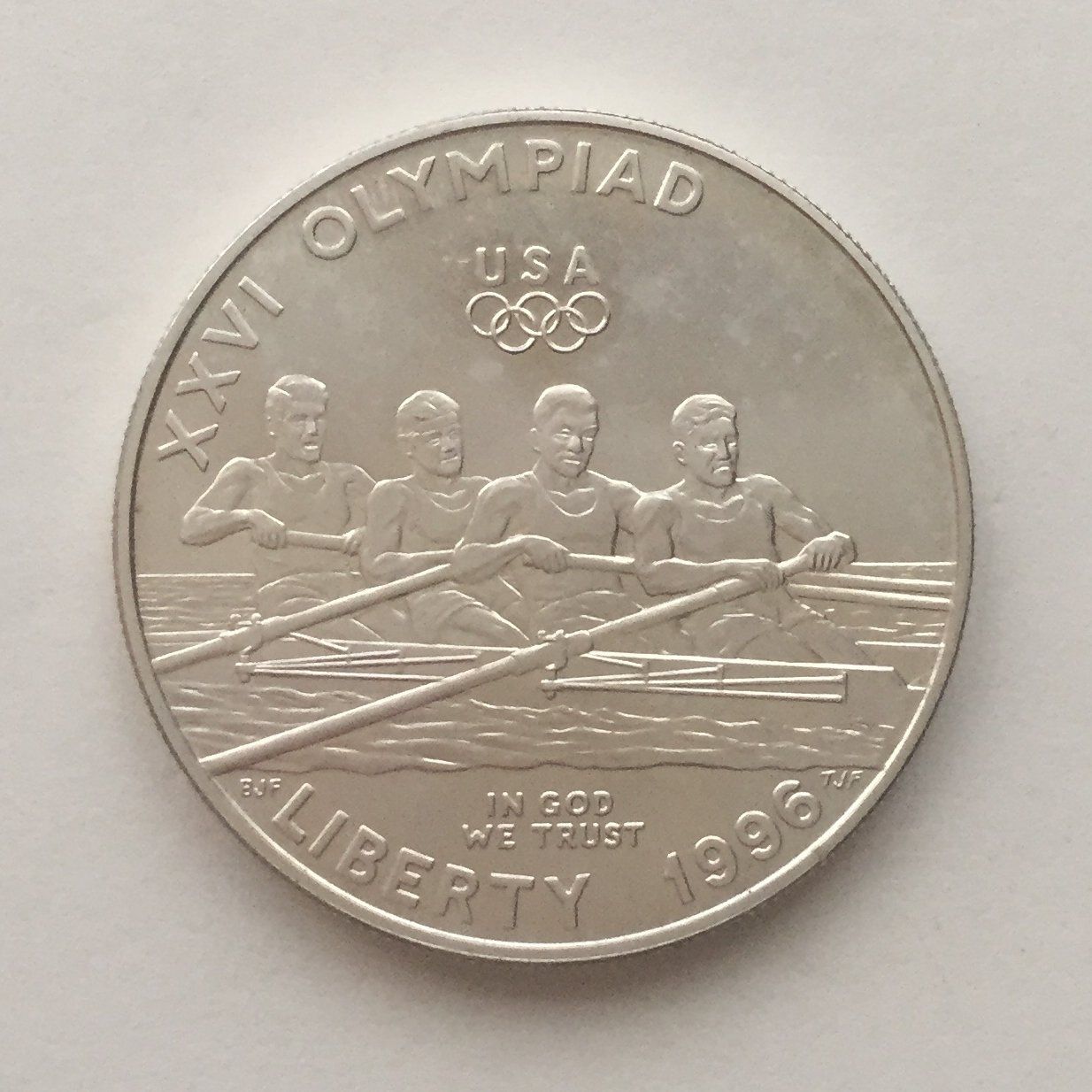 Tutti le monete: USA 1 Dollar 1996 D Rowing Atlanta Olympic – Nuovo (secondo la descrizione) da WilSG venduto da Wil10 1