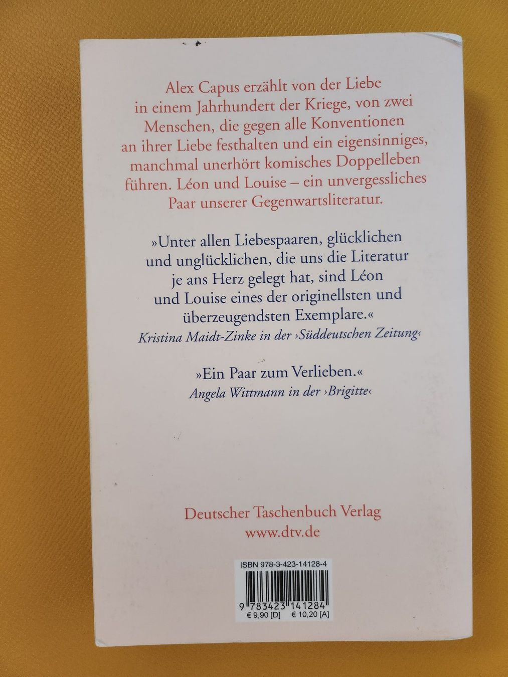 Libri: Alex Capus: Léon und Louise – Usato da Dietikon venduto da Buchantiqdietikon 1