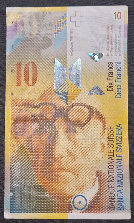 10 Franken Schweizer Banknote (Gebraucht) in Nebikon für CHF 10 – mit ...