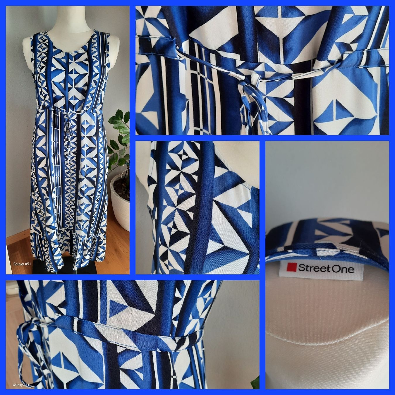 Kleider: ***STREET ONE*** Kleid gemustert Gr 38 – Gebraucht aus Wädenswil von H2H_Secondhandshop
