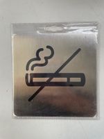Türschild Piktogramm "Nichtraucher" quadratisch 15x15cm