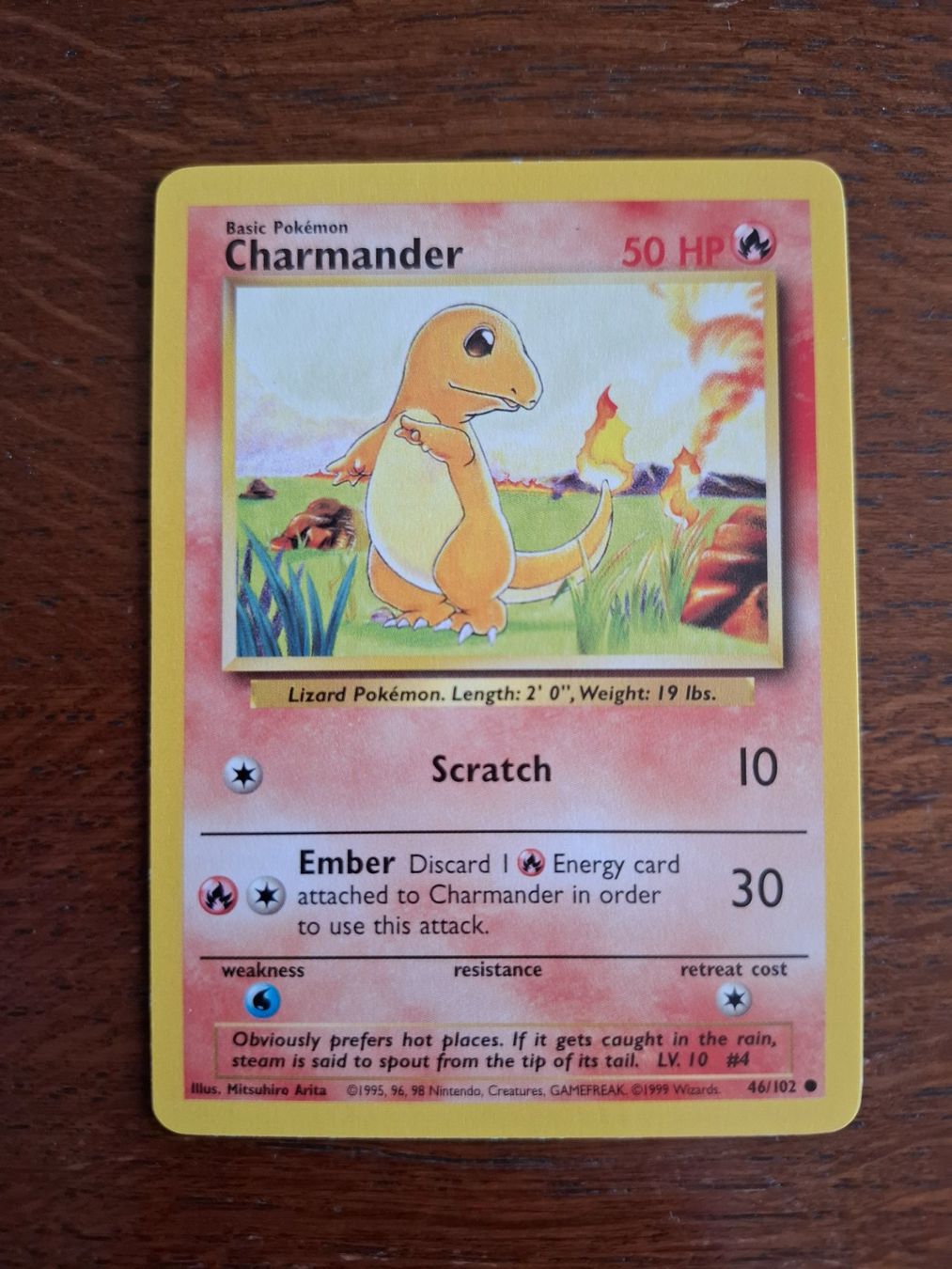 Pokémon Sammelbilder & Trading cards: Pokemon Charmander Base Set 46/102 – Gebraucht aus Giornico von ale_lc8k