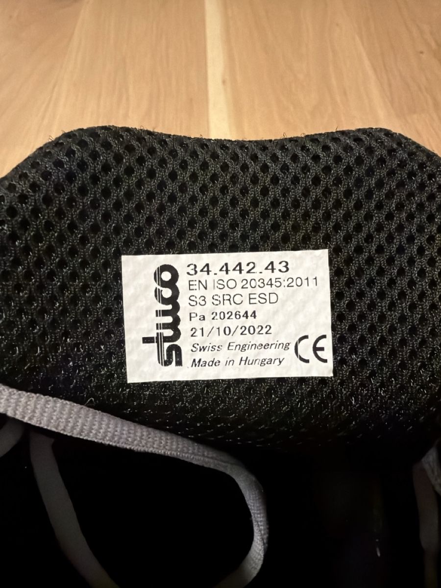 Stuco Herrenschuhe: Stuco Sicherheitsschuhe Light Wolf high Grösse 43 – Neu (gemäss Beschreibung) aus Ebikon von AT35 3
