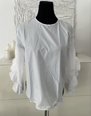 COS Bluse, weiss, Gr. 36