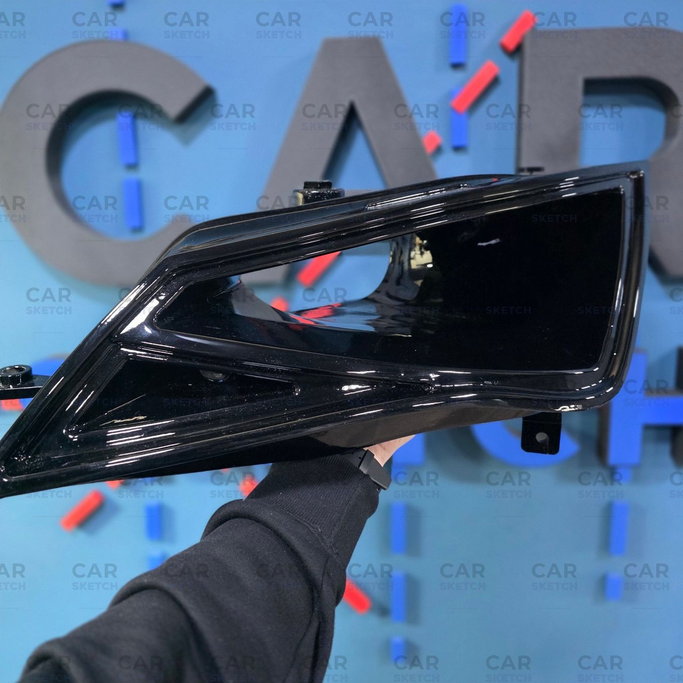 Fari: Seat Leon 5F Scheinwerfer-Lufteinlass mit LED – Nuovo (secondo la descrizione) da Dietikon venduto da CarSketch 3