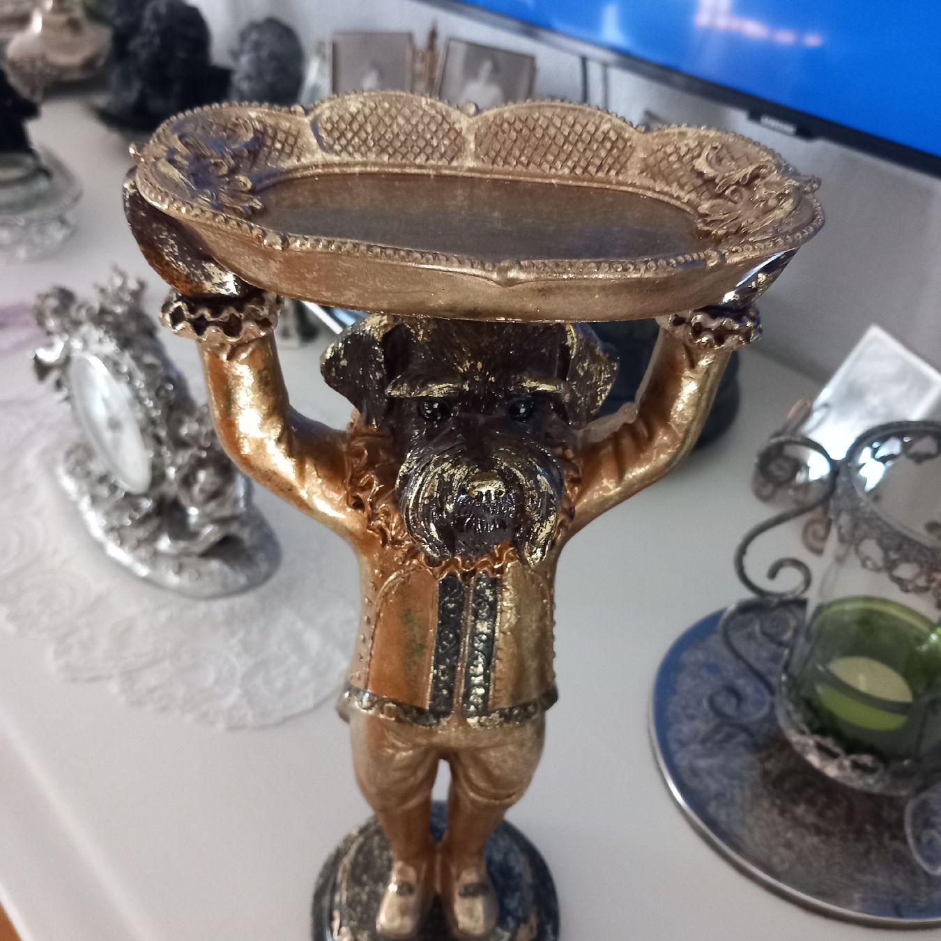 Figuren: Visiten Kärtli Ständer / Vintage Shabby – Gebraucht aus Aegerten von gismolini 3