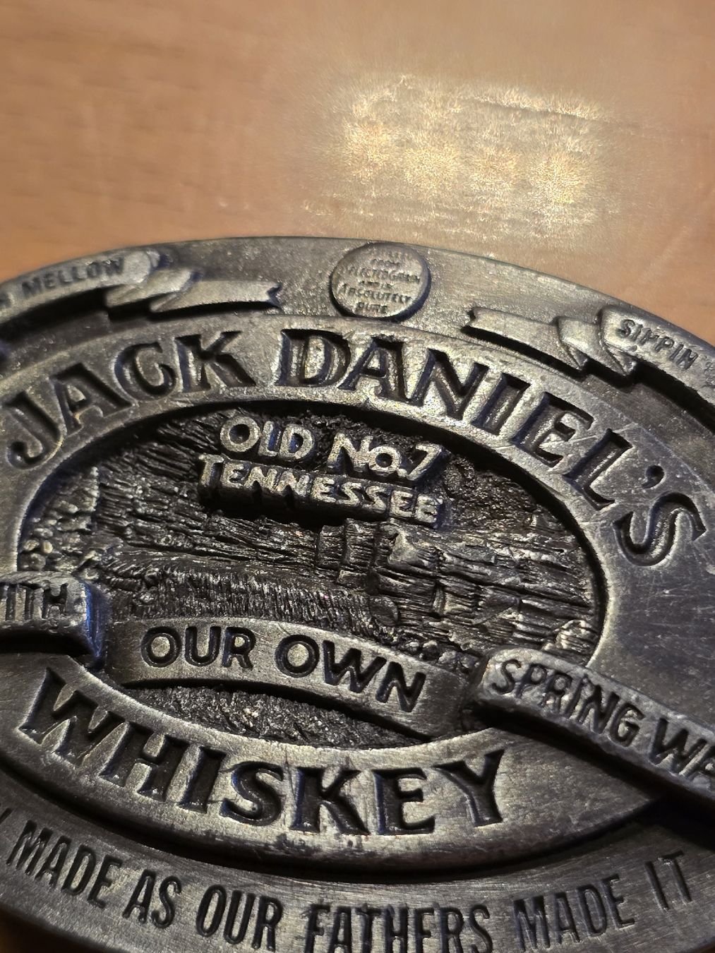 Jack Daniels Fibbie per cinture: Jack Daniel's Gurtschnalle – Usato da Elgg venduto da Kallipygos