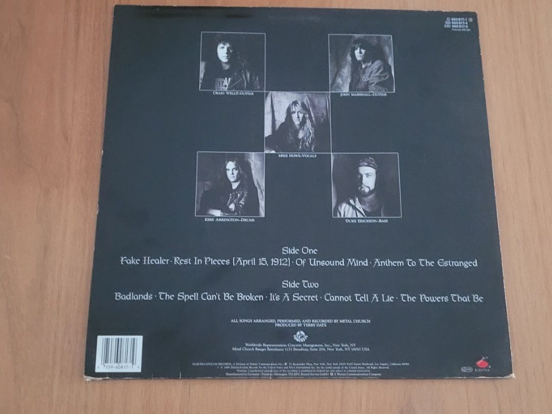 Dischi in vinile: LP  Metal Church – Usato da Martigny venduto da MZ-67 1