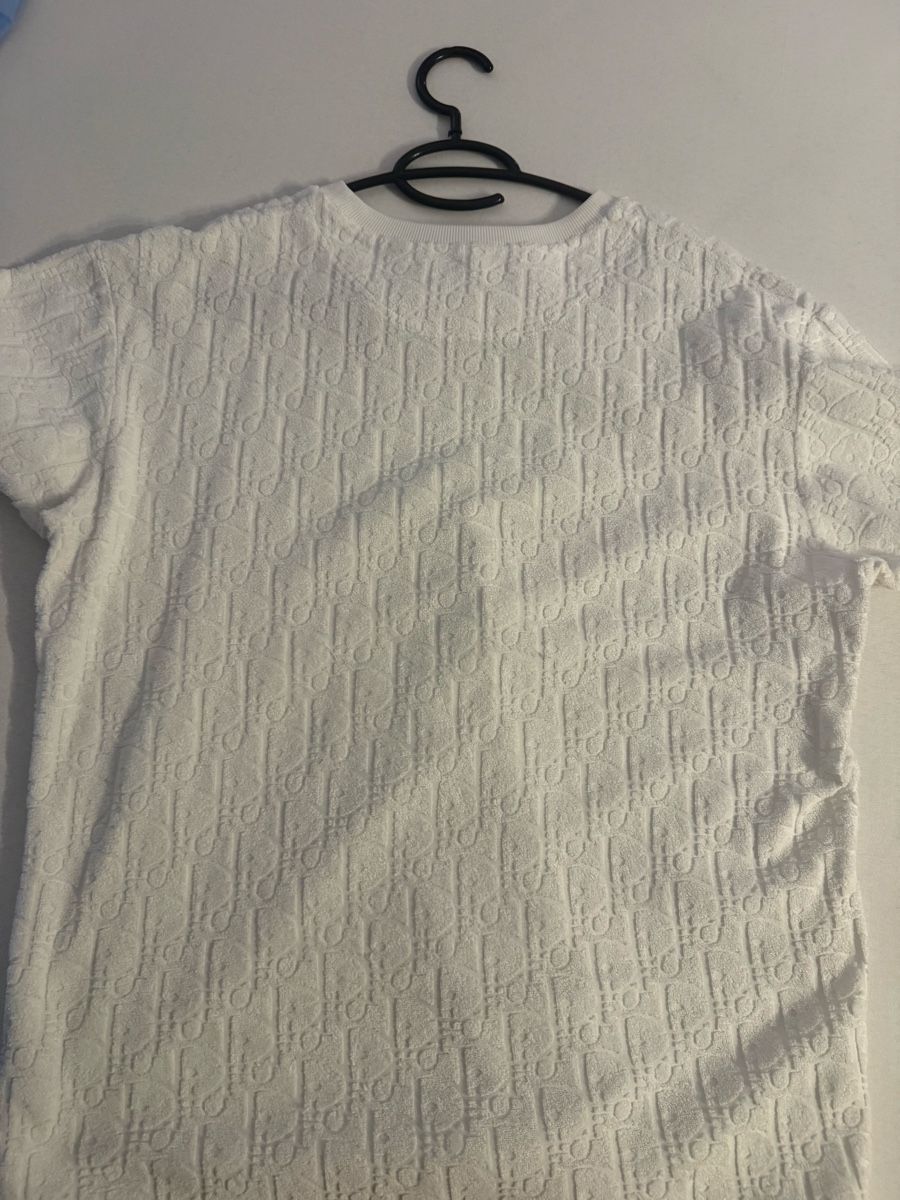 Dior T-shirt: Dior monogram frottee T-Shirt – Usato da Freienbach venduto da casciatoalessandro 3