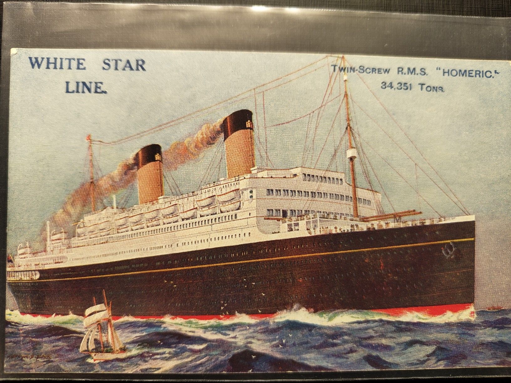 Cartes postales: WHITE STAR LINE - RMS HOMERIC – D'occasion à Doppleschwand par Queens_Road_401