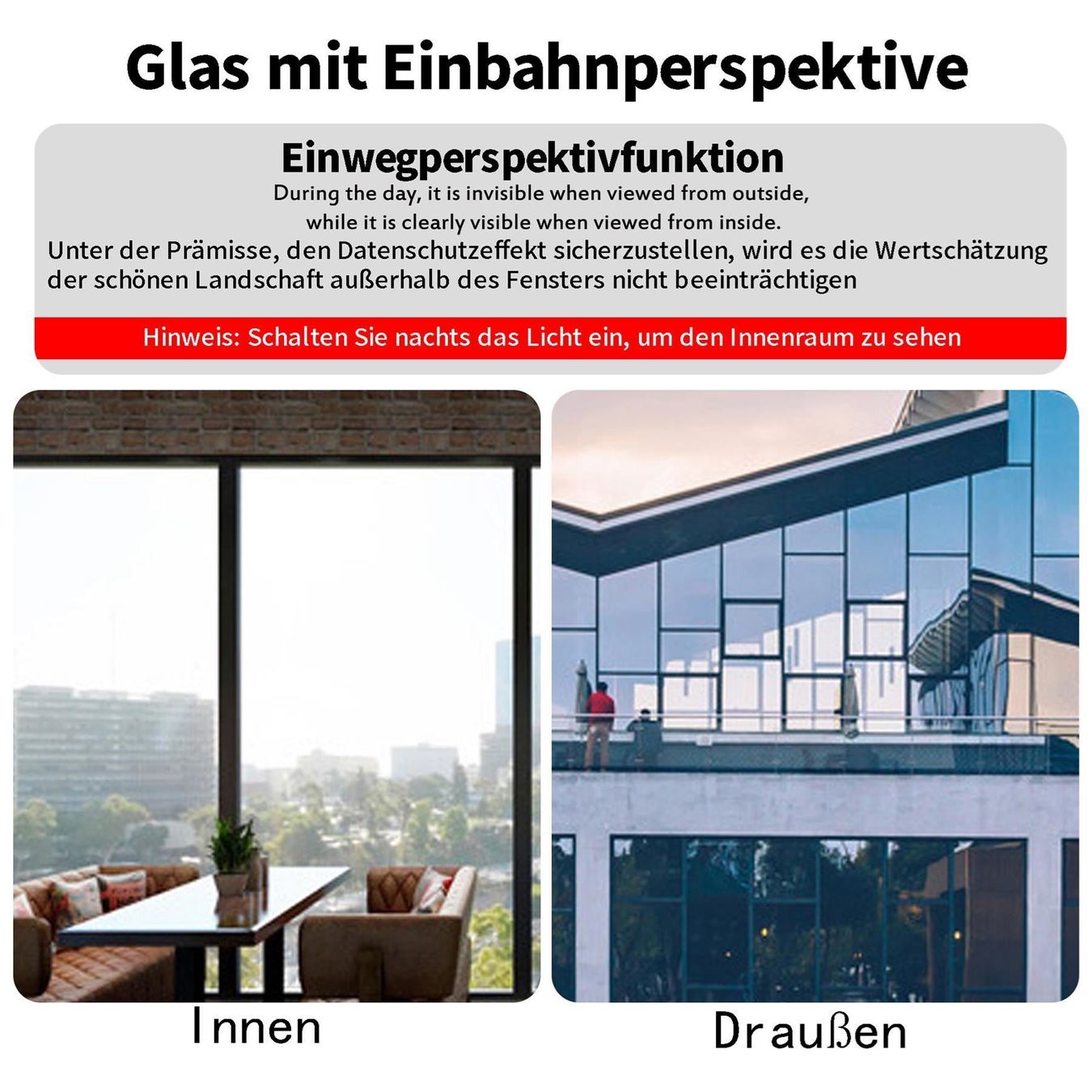 Altro per la casa: Fensterfolie Selbsthaftend Blickdicht – Nuovo (secondo la descrizione) da Thun venduto da Newnewshop 1