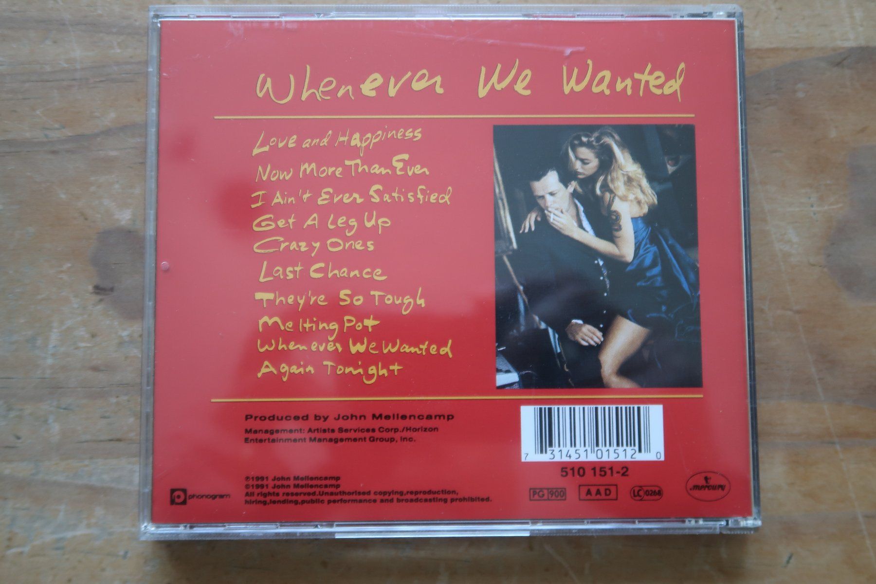 CD: JOHN COUGAR MELLENCAMP - WHENEVER WE WANTED - CD – Usato da Basel venduto da Patiscat 1