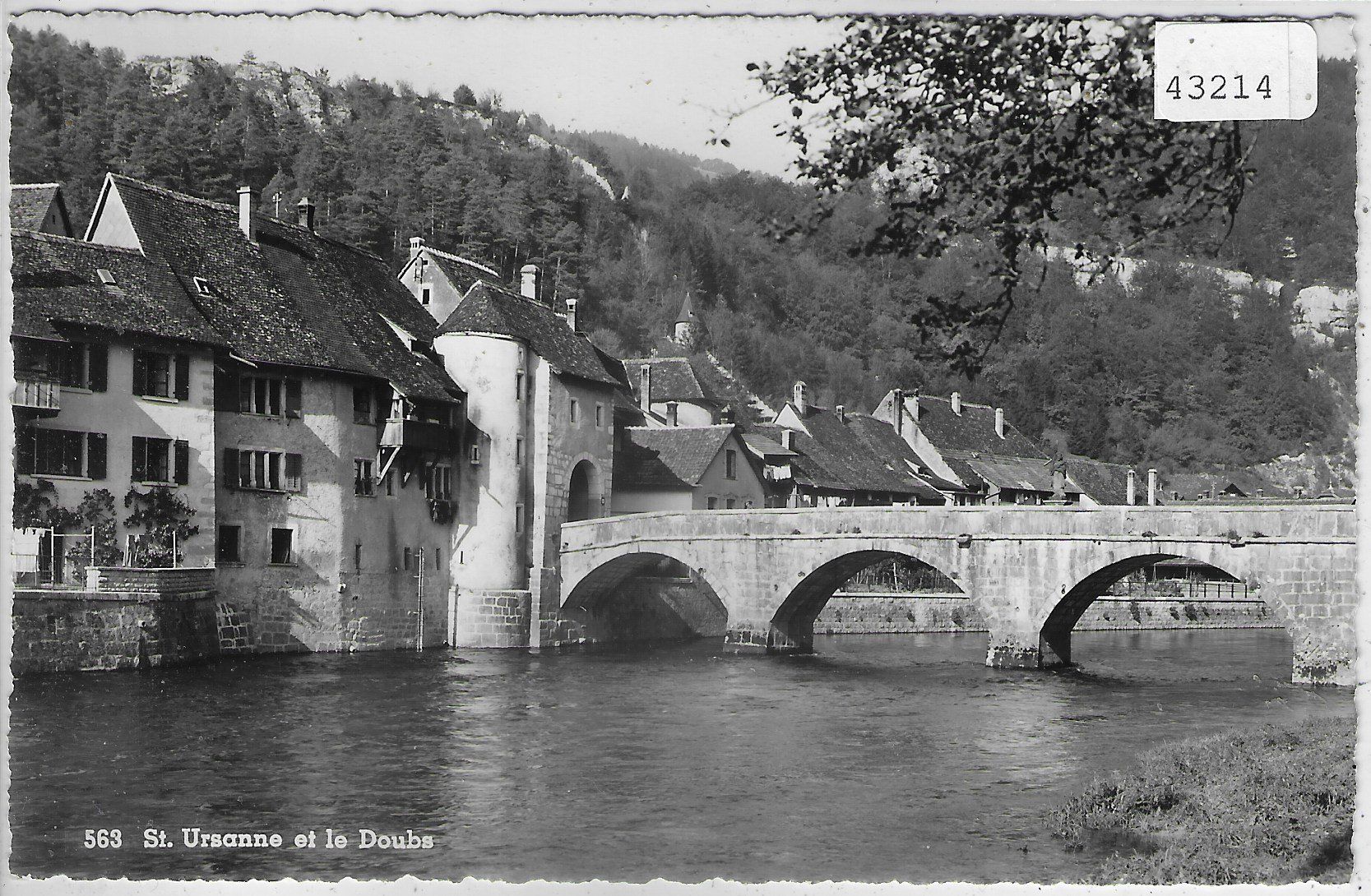 Ansichtskarten: St. Ursanne et le Doubs – Gebraucht aus Ettingen von Kartenplanet