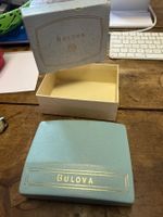 Vintage BULOVA Uhren Schachtel mit Karton