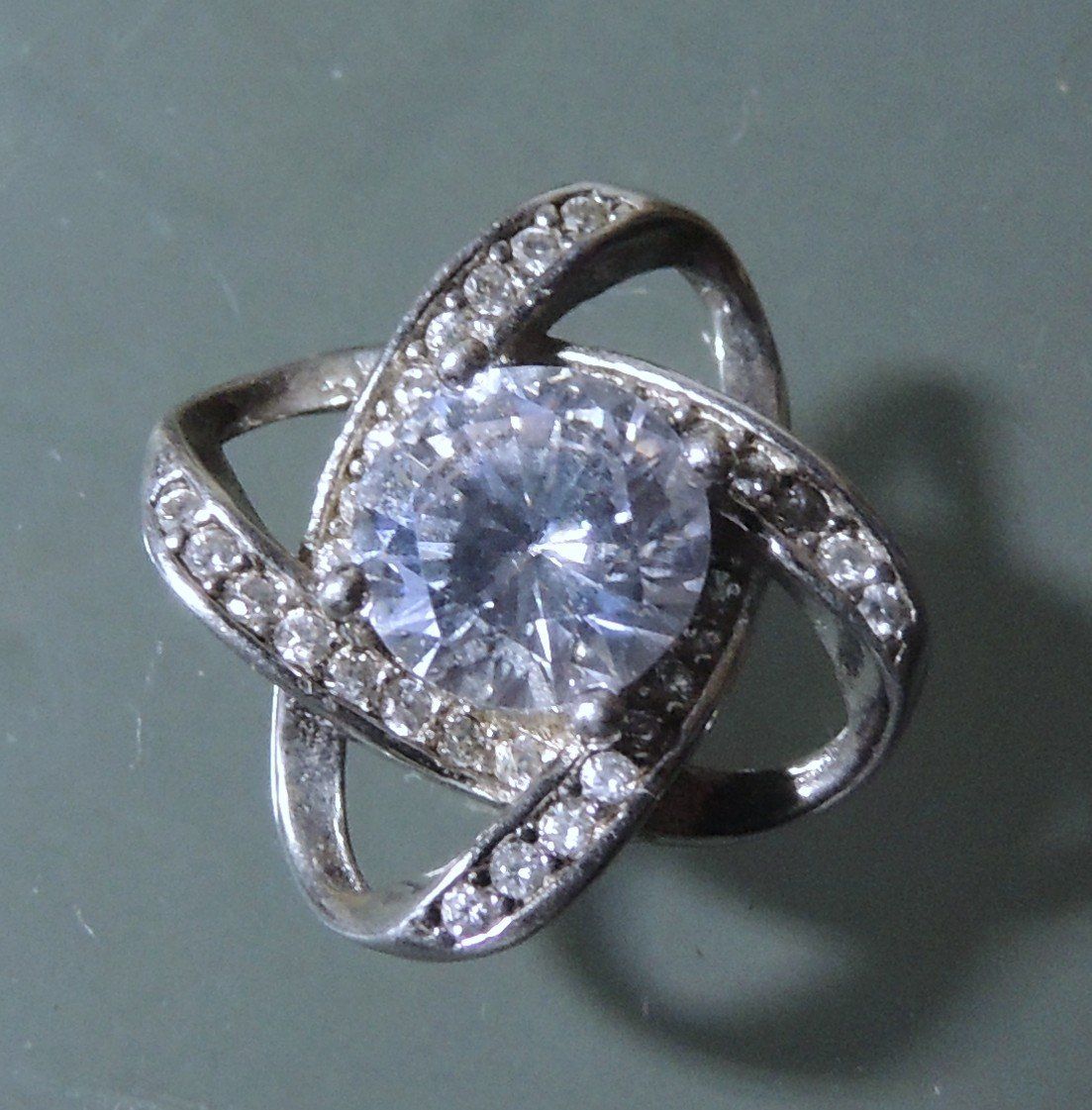 Anhänger: Silber 925 Anhänger mit Zirkonia – Gebraucht aus Waldenburg von schaller707 1