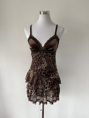 Shein Mini Kleid, Grösse XS, Leopardenmuster, Top Zustand!