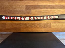 Ledergürtel Harley Davidson 126cm