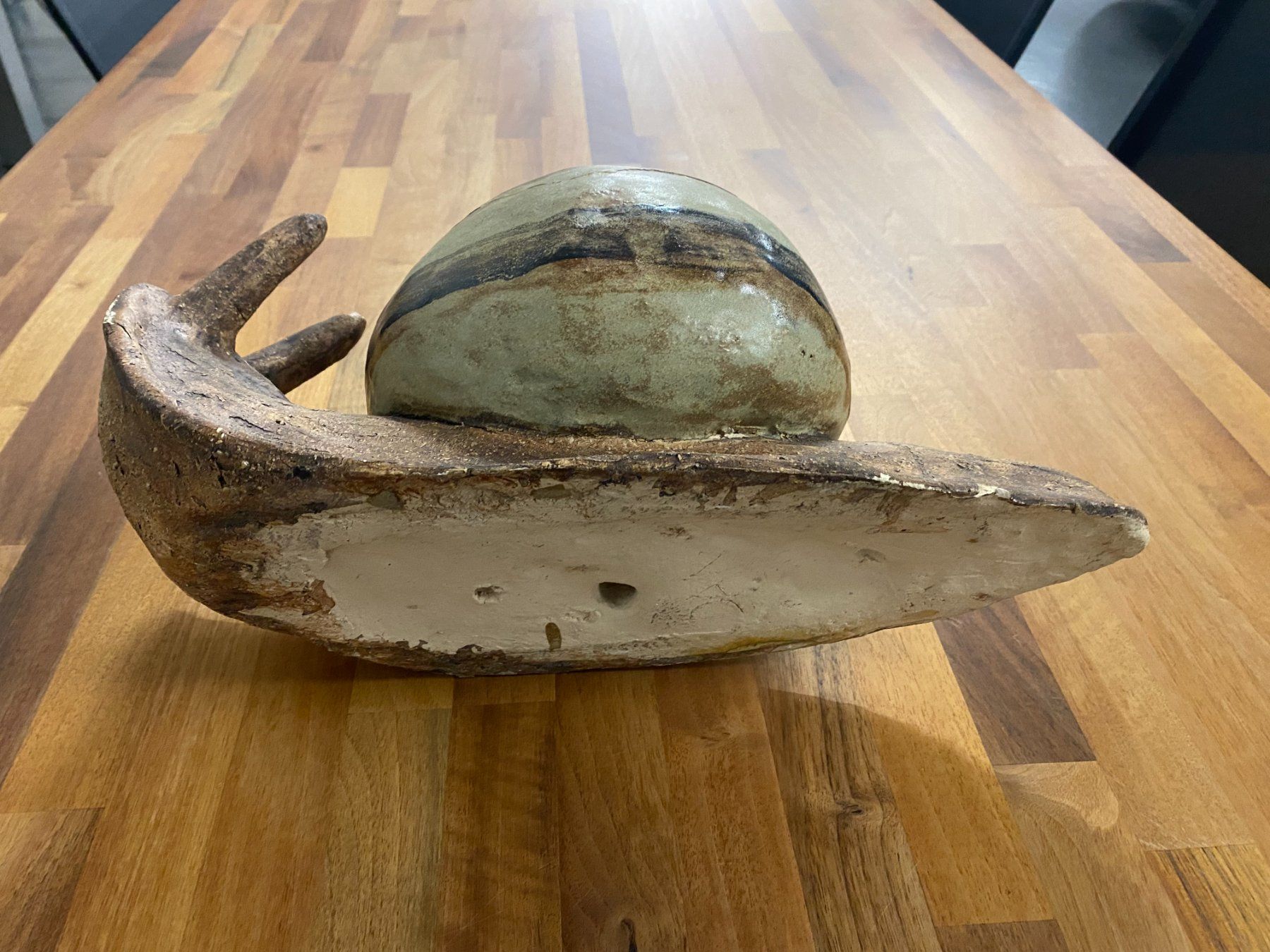 Statuette: Schnecke - aus Keramik/Ton – Difettoso da Gerolfingen venduto da Regenbogen88 8