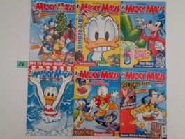 6 x Walt Disney Hefte - Micky Maus – 2004