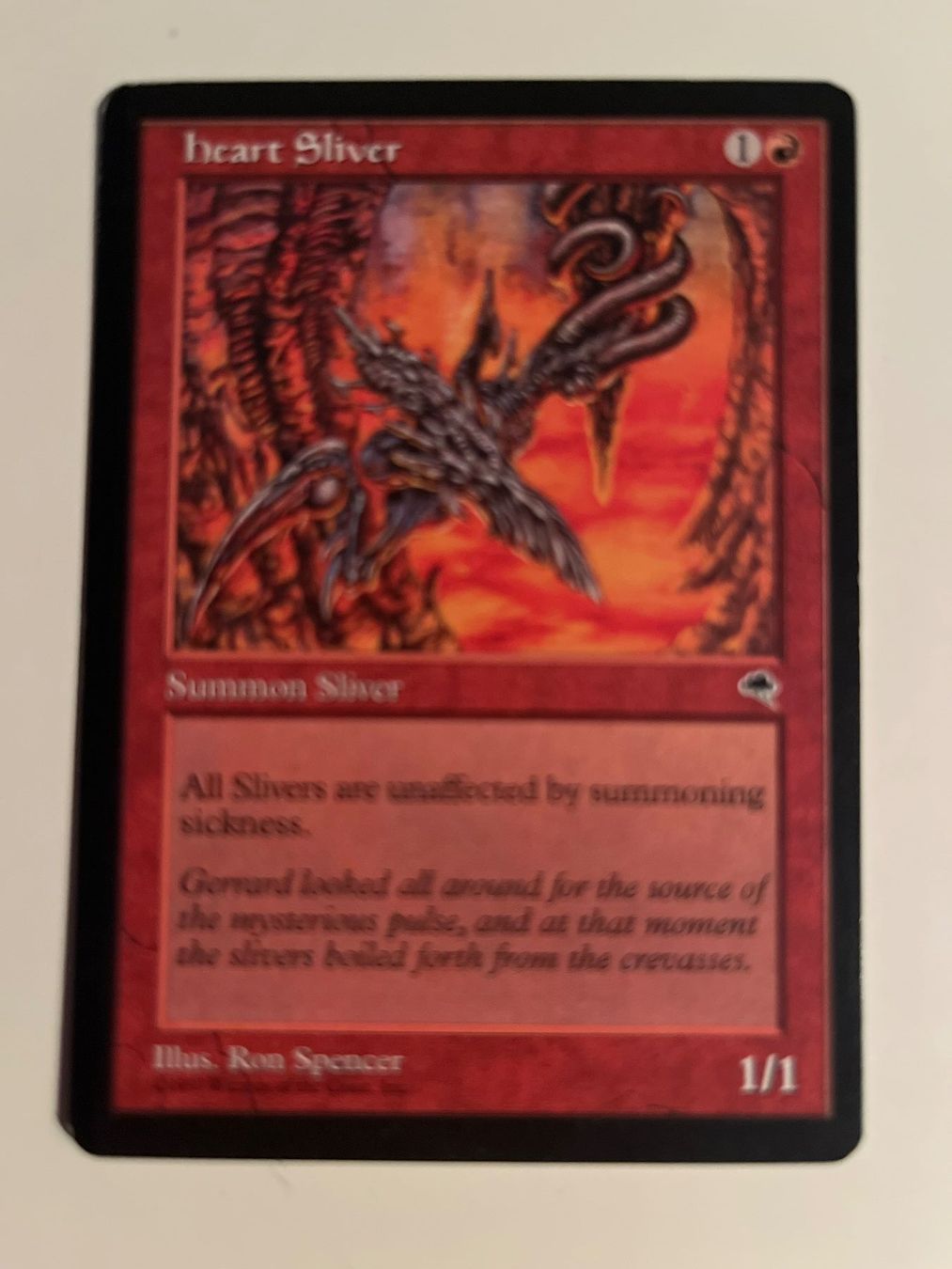 Magic The Gathering Carte collezionabili: 1 x Heart Sliver - Magic: The Gathering - MtG – Usato da Kriens venduto da Shadi1980