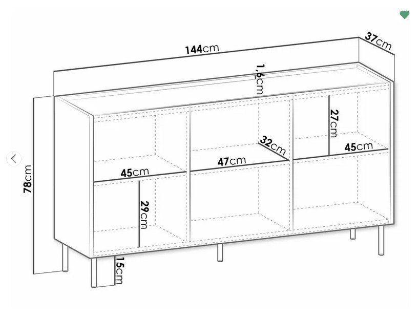 Commodes: Sideboard Comfivo Belviro – D'occasion à Winterthur par Rockeeee 8
