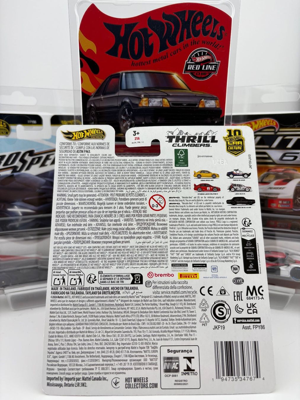 Hot Wheels Modellini d'auto: Hot Wheels Mitsubishi Lancer Evolution VI Thrill Climbers – Nuovo e nell'imballaggio originale da Flawil venduto da HeisseReifen 4