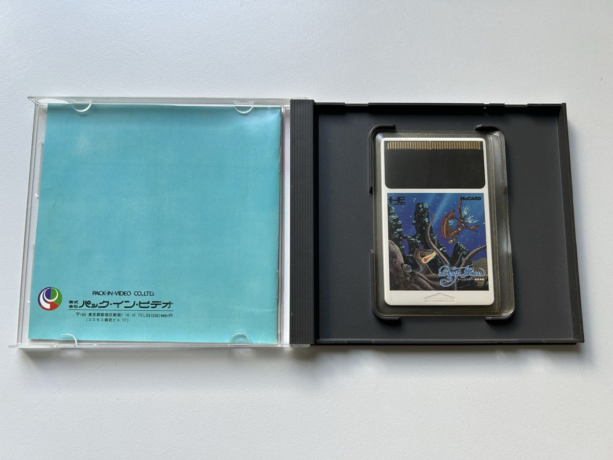 Giochi: AKTIONSPREIS! Deep Blue NEC PC Engine Hucard Spiel OVP – Usato da Belp venduto da retrovideogamers 2